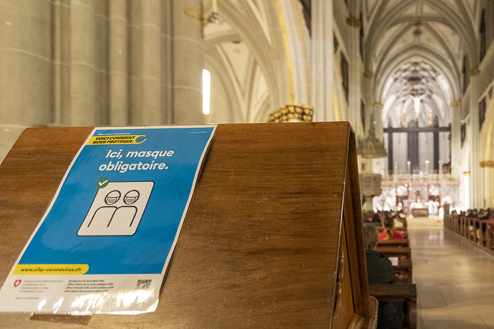 Messe de rentrée des étudiants 2020 @ Cathédrale de Fribourg © João Carita