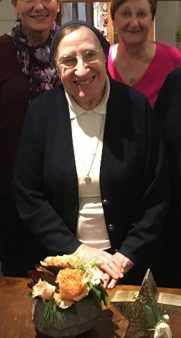 Sr Catherine Purtschert, 81 ans, sœur de St Vincent de Paul (Fille de la Charité).