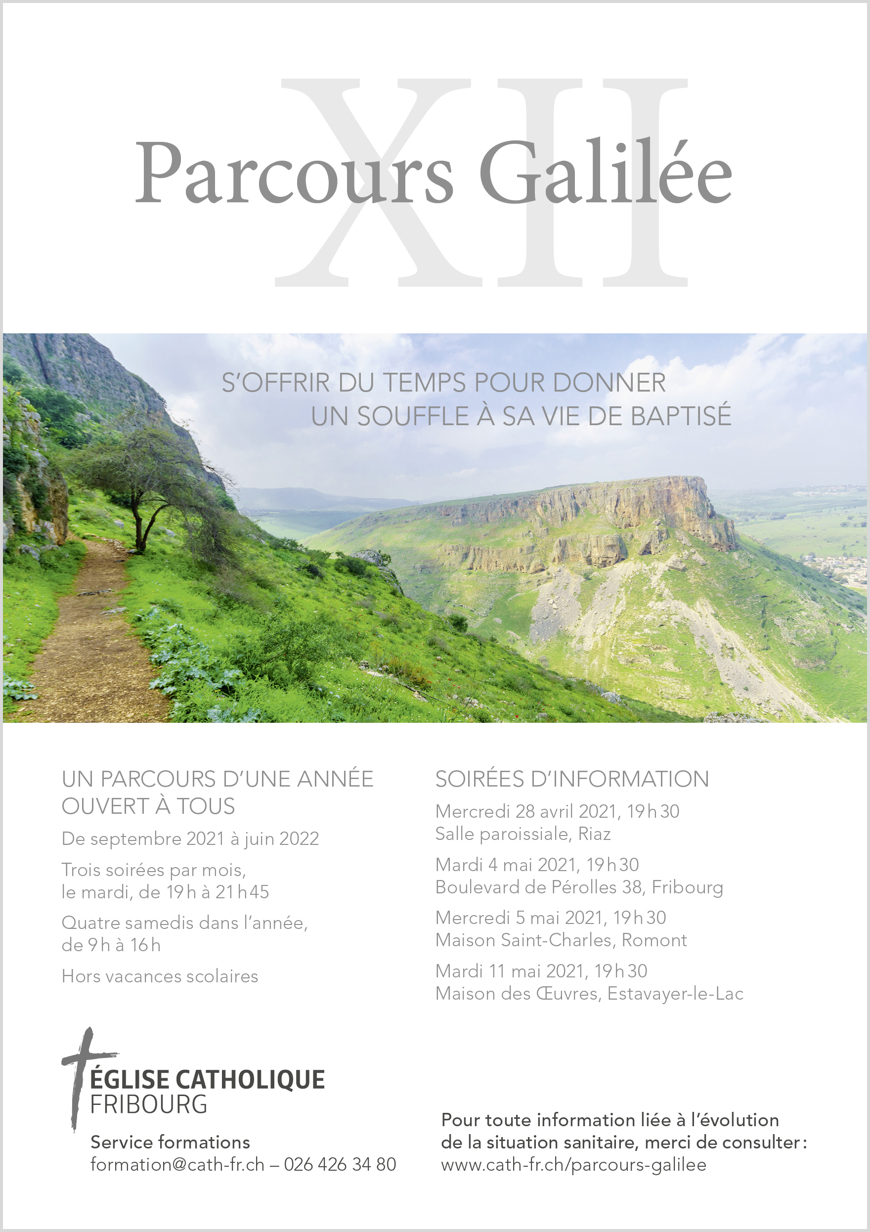 Église catholique Fribourg Parcours Galilée Paroisses Messes