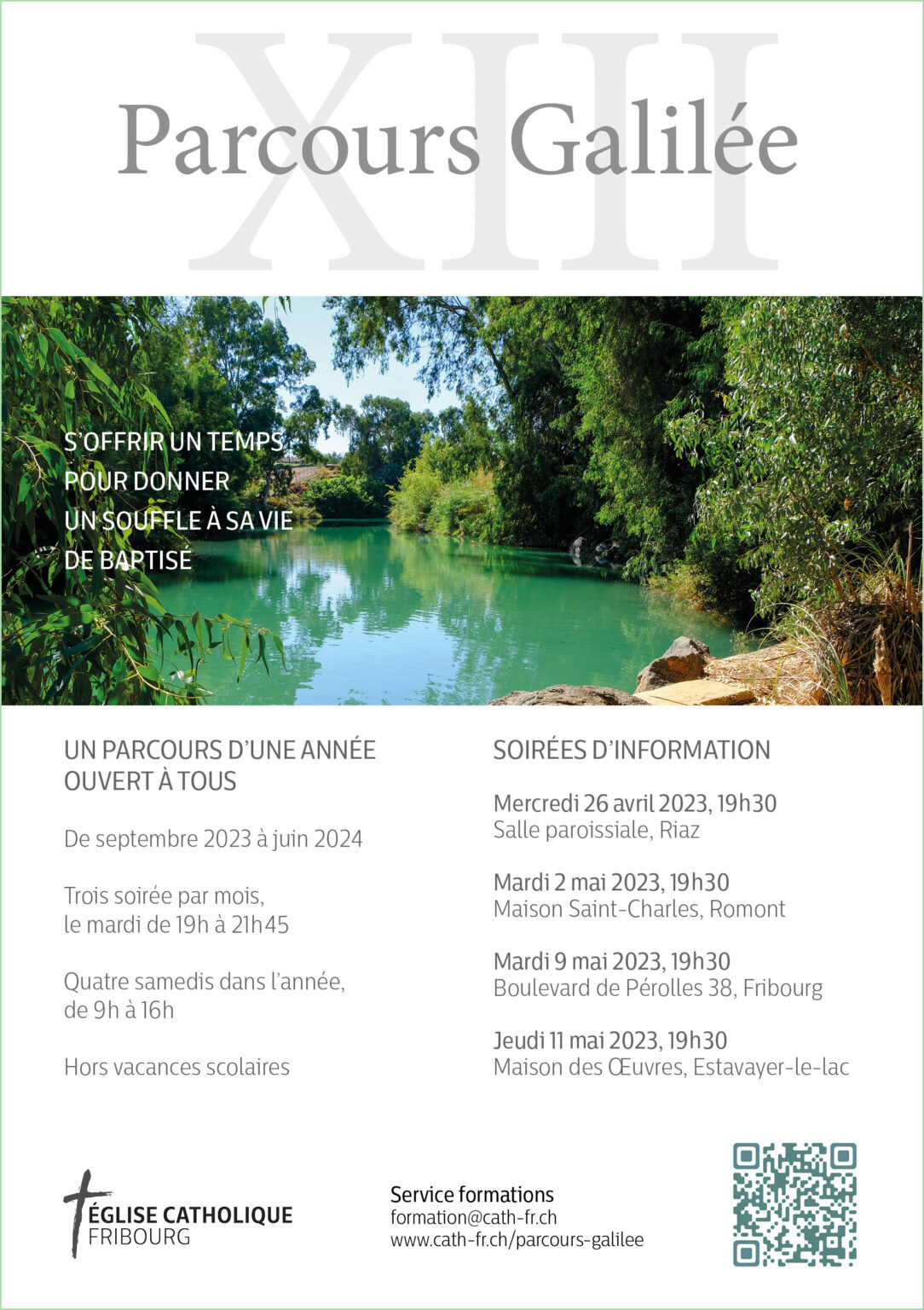 Église catholique Fribourg Parcours Galilée XIII Paroisses Messes